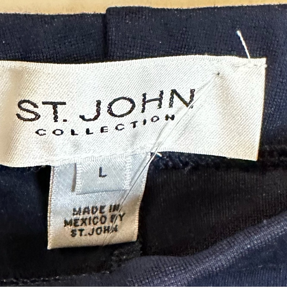St. John Midnight Blue Collection Pants - Picture 2 of 6